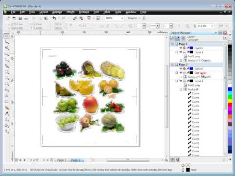 DrawCut PRO - Grafiken und Konturschnitt-Vorlagen aus CorelDraw importieren
