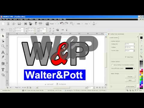 DrawCut PRO - quick lesson designcenter, outline tools &amp; module